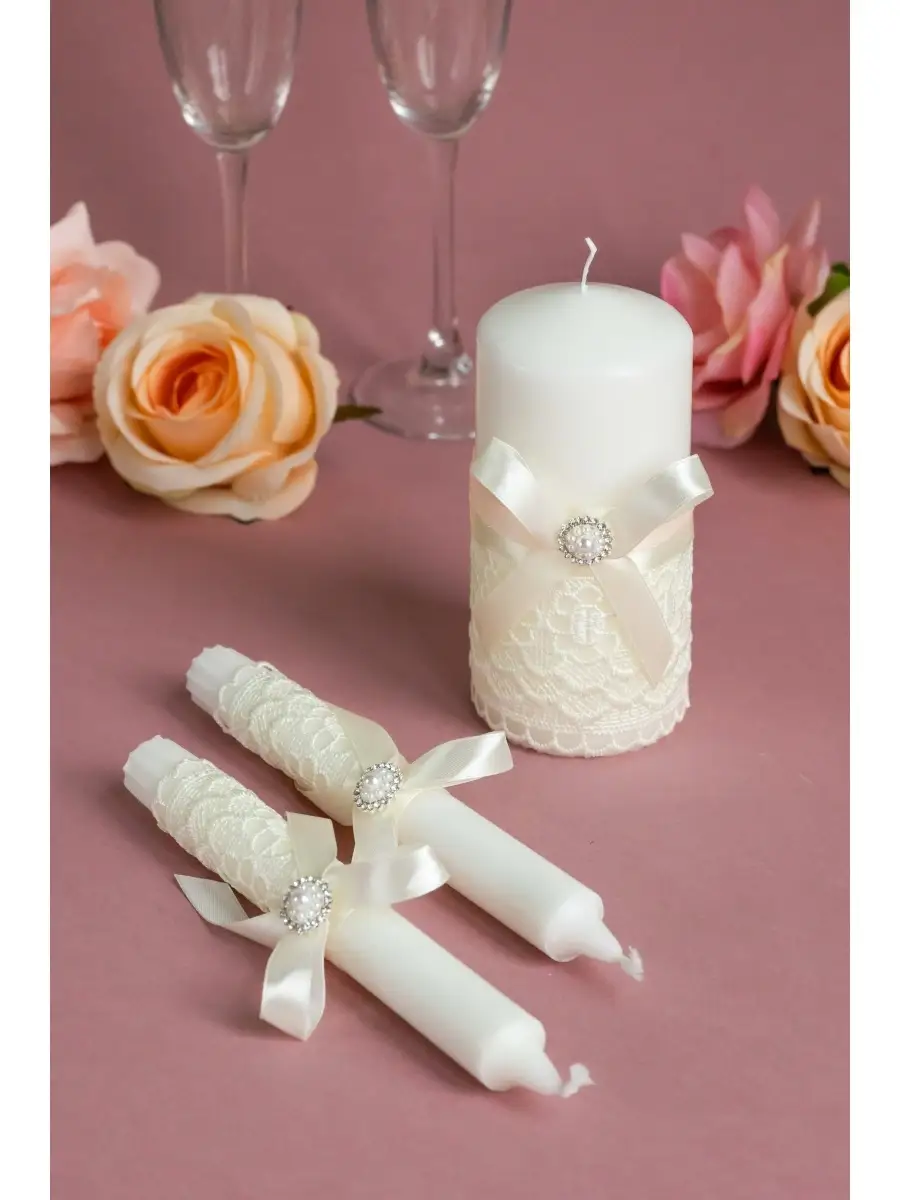 Свадебные свечи семейный очаг на свадьбу домашний очаг ручной работы набор свечей для праздника