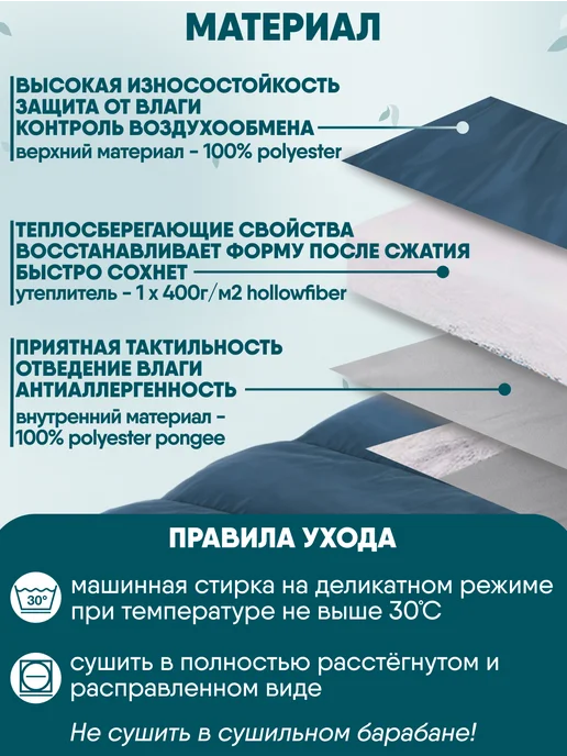 Jungle Camp Спальный мешок туристический, спальник зимний теплый, синий, фото 4