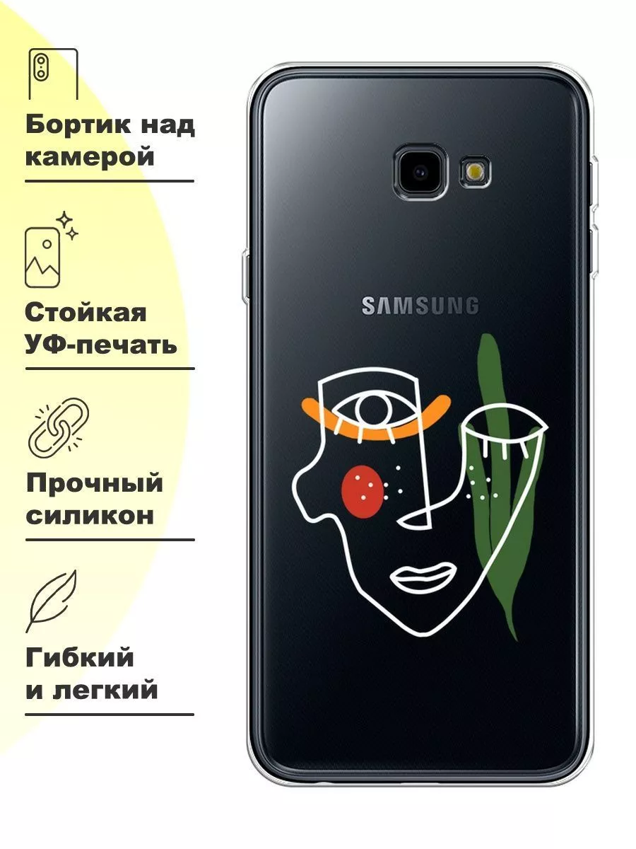 Чехол на Samsung Galaxy J4 Plus 2018 с принтом Samsung 26498131 купить за  418 ₽ в интернет-магазине Wildberries