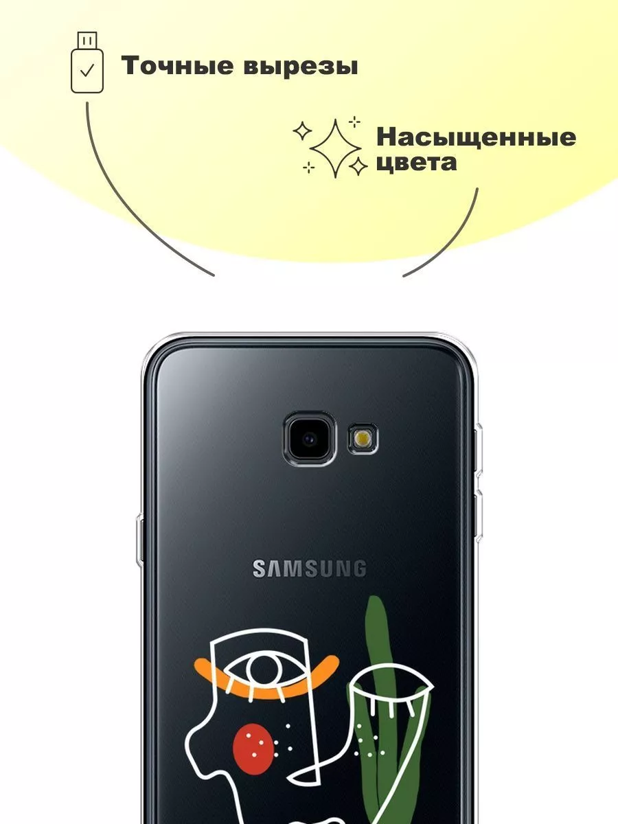 Чехол на Samsung Galaxy J4 Plus 2018 с принтом Samsung 26498131 купить за  418 ₽ в интернет-магазине Wildberries