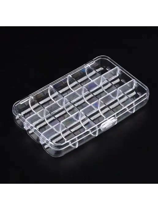 Liadoro Органайзер для Бисера Страз Бусин 15х9.2х2.5см 15 Ячеек, 15x9.2x2.5 см, фото 5
