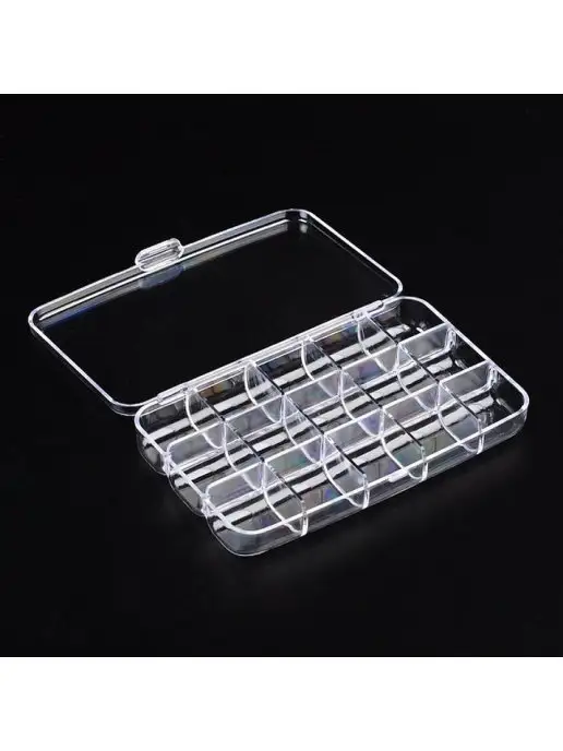 Liadoro Органайзер для Бисера Страз Бусин 15х9.2х2.5см 15 Ячеек, 15x9.2x2.5 см, фото 6