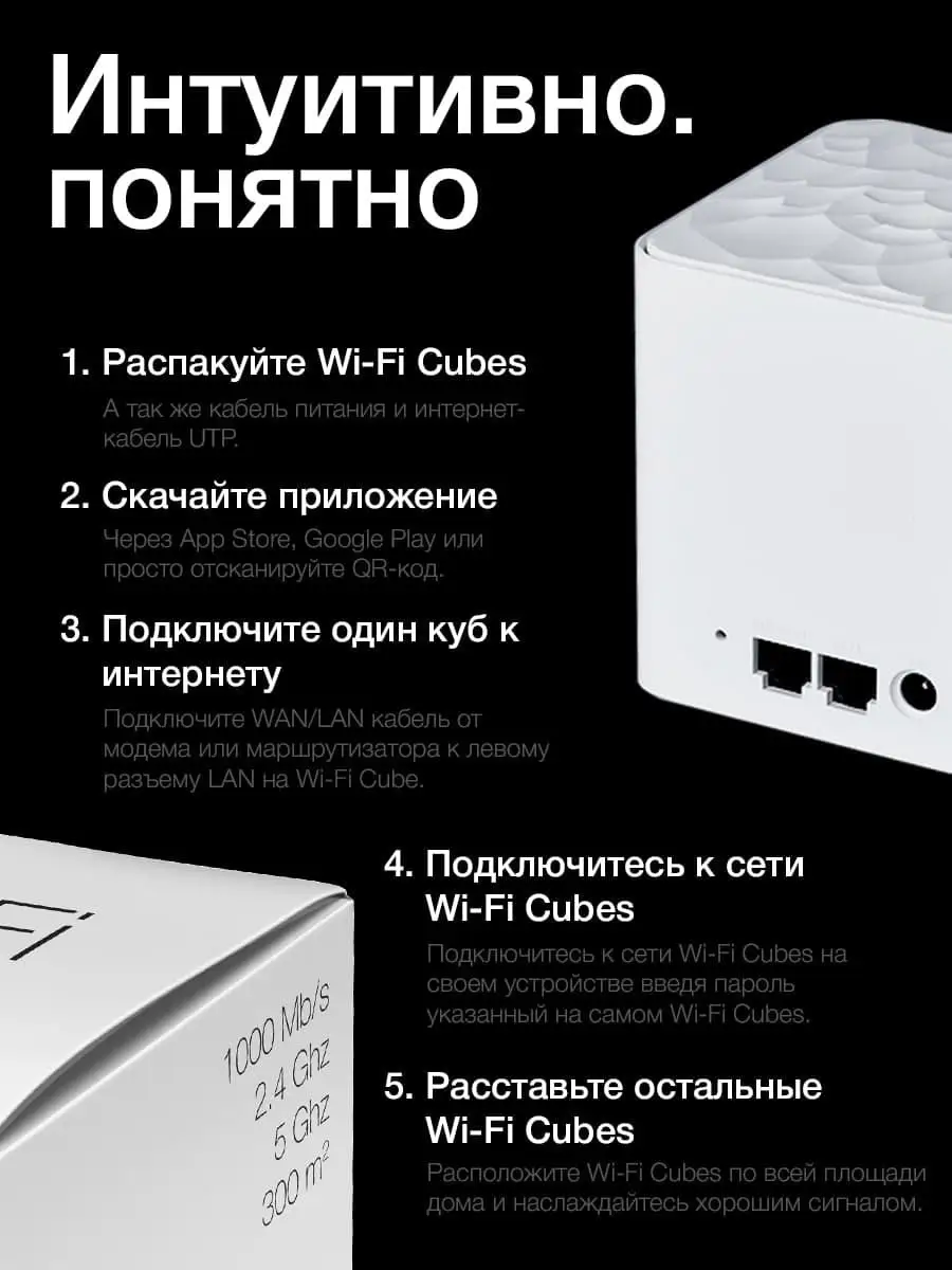 WIFI Mesh, усилитель сигнала, роутер Smart Home Beveiliging 26546379 купить  в интернет-магазине Wildberries