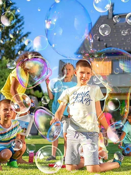 Funny Party Насадки для создания шоу мыльных пузырей 19 шт, 19 шт, фото 6