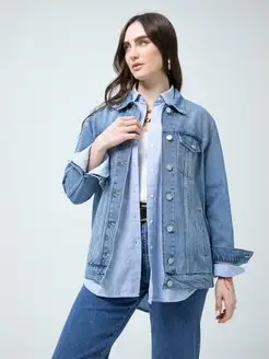 Куртка джинсовая оверсайз Турция MARCUSS 26560228 купить за 6 154 ₽ в интернет-магазине Wildberries