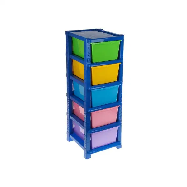 Комод пластиковый с ящиками система хранения для игрушек