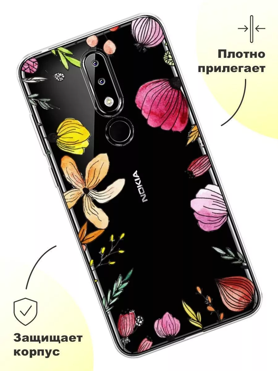 Чехол на Nokia 5.1 Plus с принтом Nokia 26571544 купить за 249 ₽ в интернет- магазине Wildberries