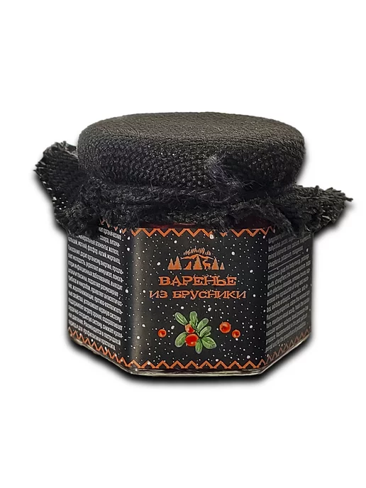 Вкус Севера!!! Набор Варенья "Сияние" 3х100гр. Морошка, брусника, черника, 100 г, фото 4