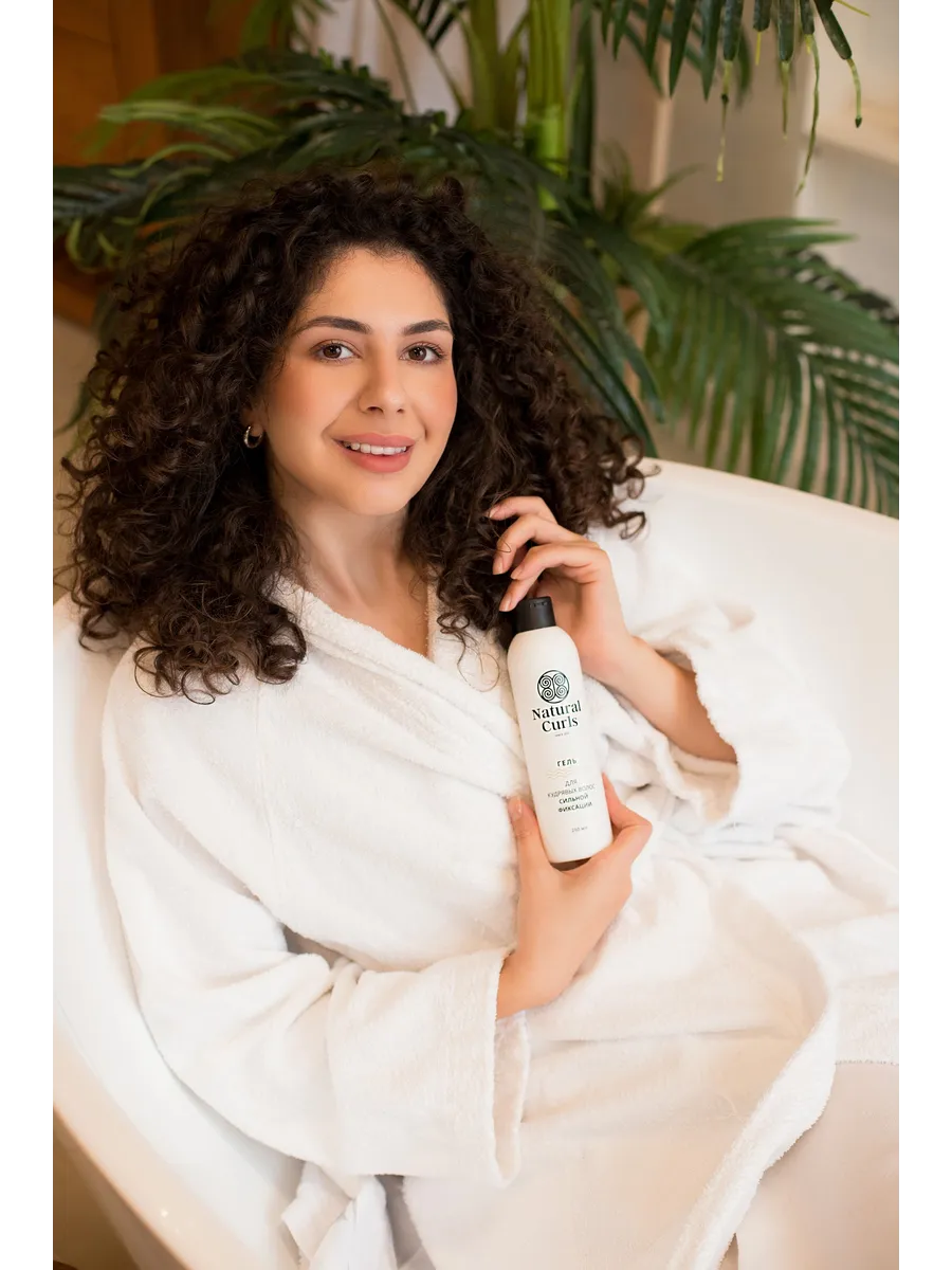 Гель для кудрявых волос сильной фиксации Natural Curls 26639191 купить за 1  336 ₽ в интернет-магазине Wildberries