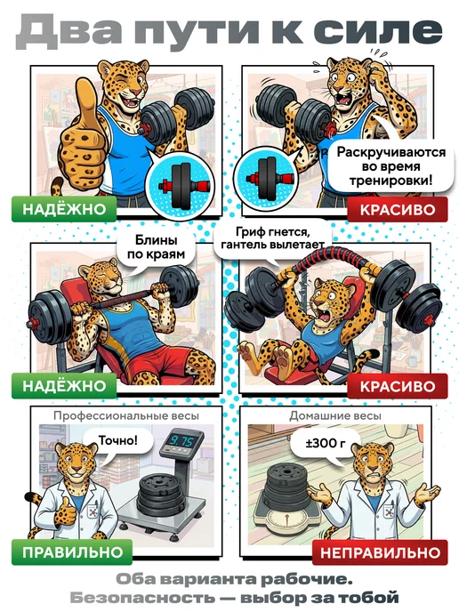 Блин-да-Гриф Гантели разборные 25 кг (2 х 12,5 кг) штанга спортивная, 25 кг, 12,5 кг, фото 4