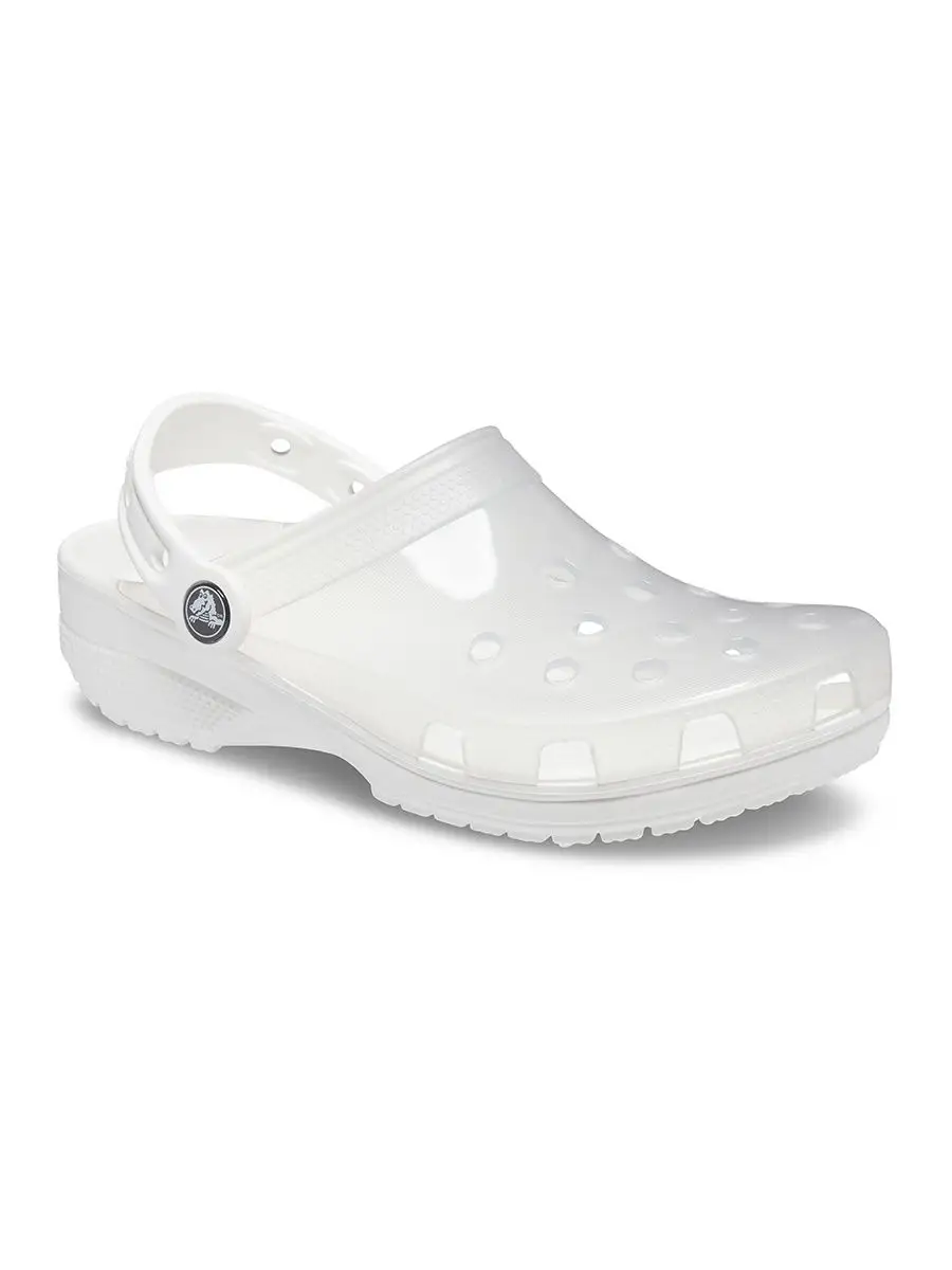 Clear crocs sale