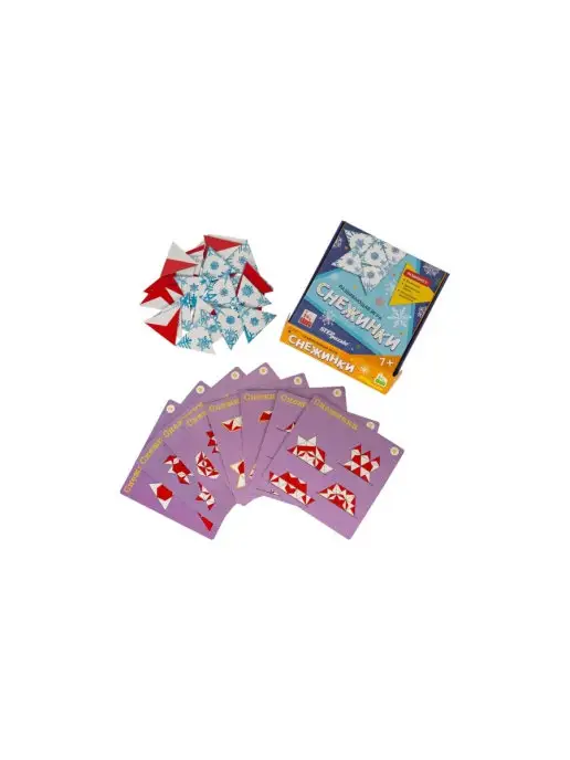STEP puzzle company Настольная игра для детей и всей семьи Снежинки, голубой, фото 8