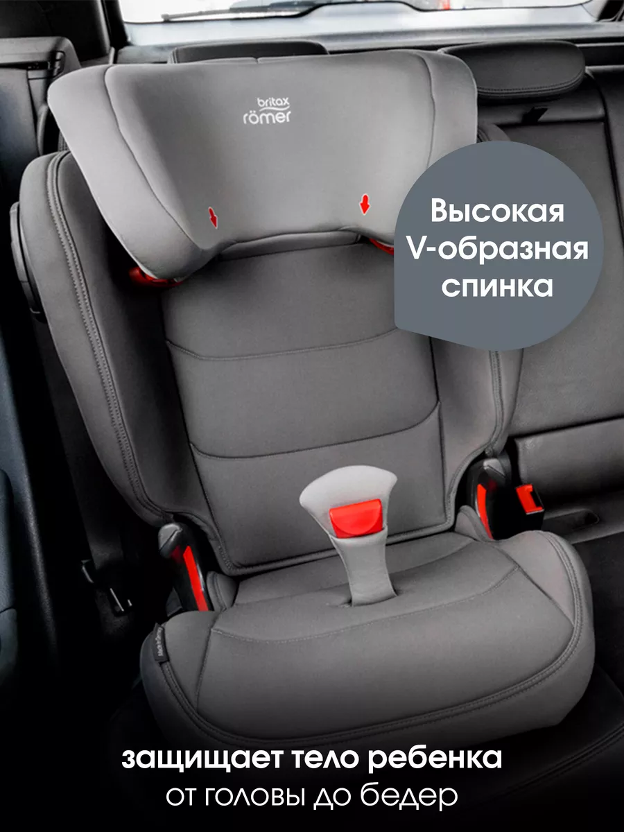 Автокресло детское Kidfix 2 S группа 2-3 Britax Roemer 26734652 купить в  интернет-магазине Wildberries