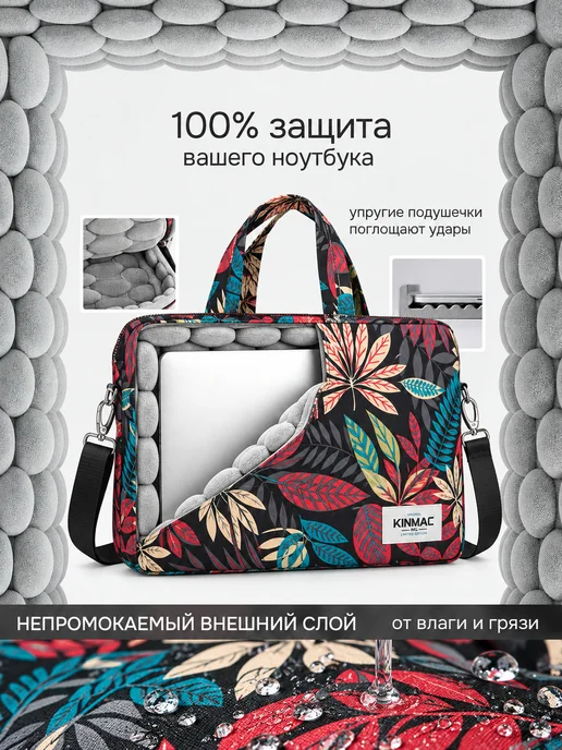 KINMAC Стильная сумка для ноутбука 15.6 дюймов женская, вариант, фото 3
