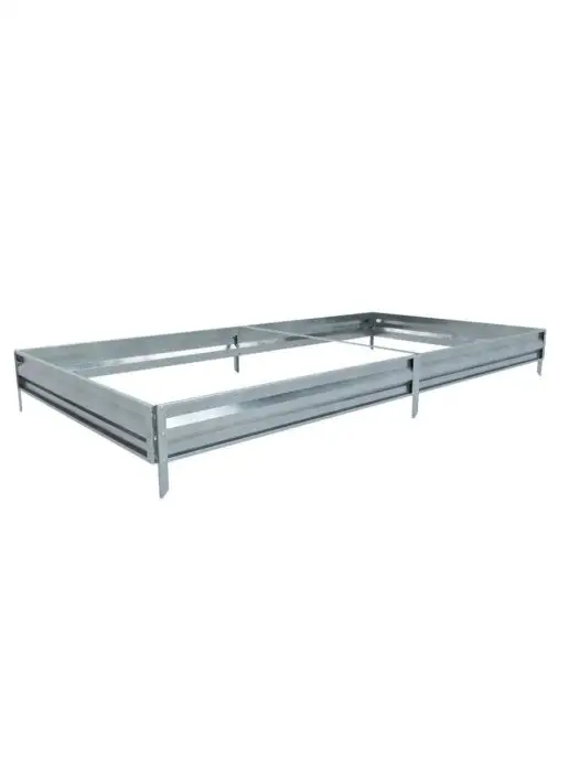 Delta-Park Готовая грядка GS100-2, 1x2x0,14 м, толщина бортика 1,2 мм, 1x2x0.14 м, 0,14 м, фото 2