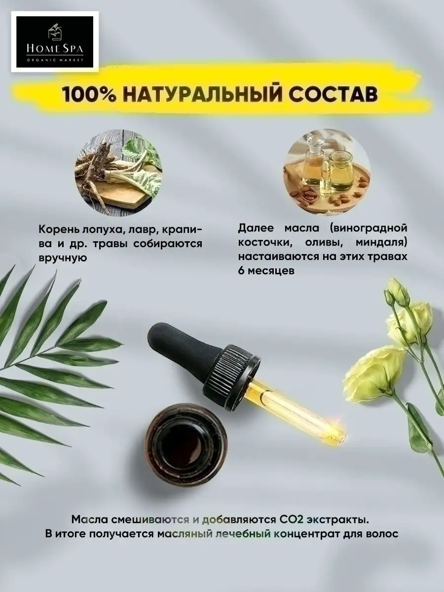 Сыворотка лечебная для роста волос средство от выпадения HomeSpa 26772396  купить за 622 ₽ в интернет-магазине Wildberries