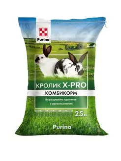 Комбикорм для кроликов Универсал Purina X-PRO 25 кг Purina® 26800903 купить за 1 880 ₽ в интернет-магазине Wildberries