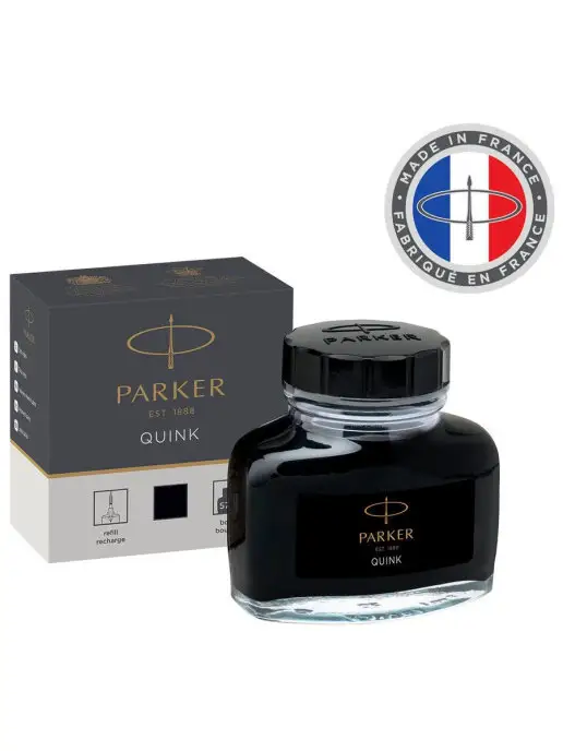 PARKER Флакон с чернилами Quink Ink Z13 черные чернила 57мл, 57 мл