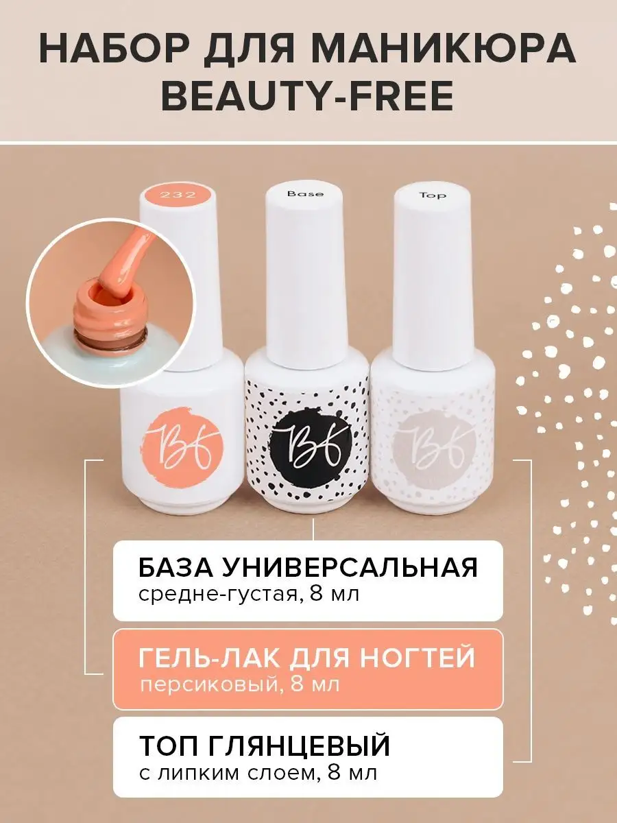 набор гель лаков для ногтей профессиональный для маникюра Beauty Free  26844817 купить в интернет-магазине Wildberries