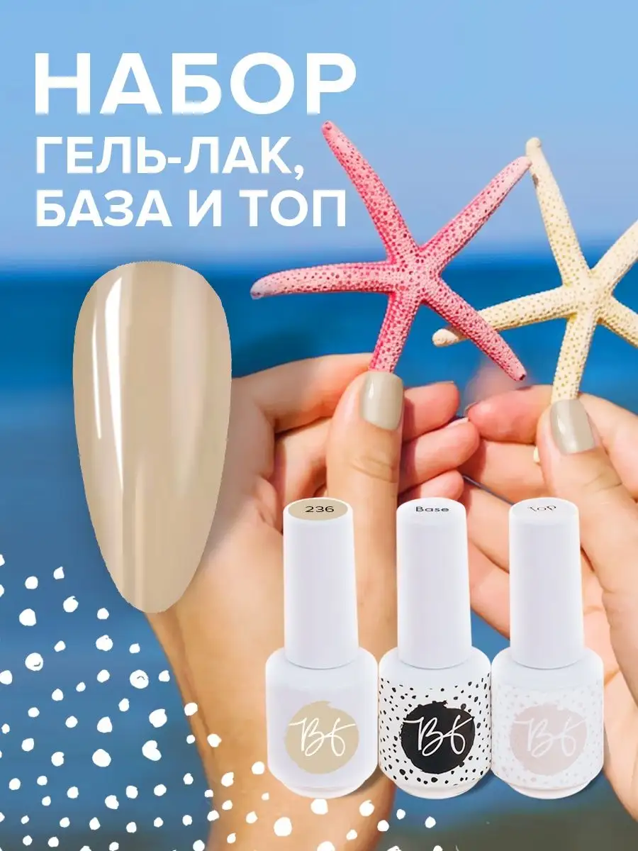 набор гель лаков для ногтей профессиональный для маникюра Beauty Free  26844818 купить за 295 ₽ в интернет-магазине Wildberries