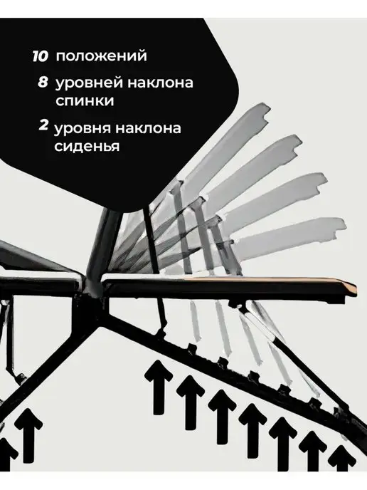 Barfits Скамья спортивная для жима и пресса складная, желтый, фото 6