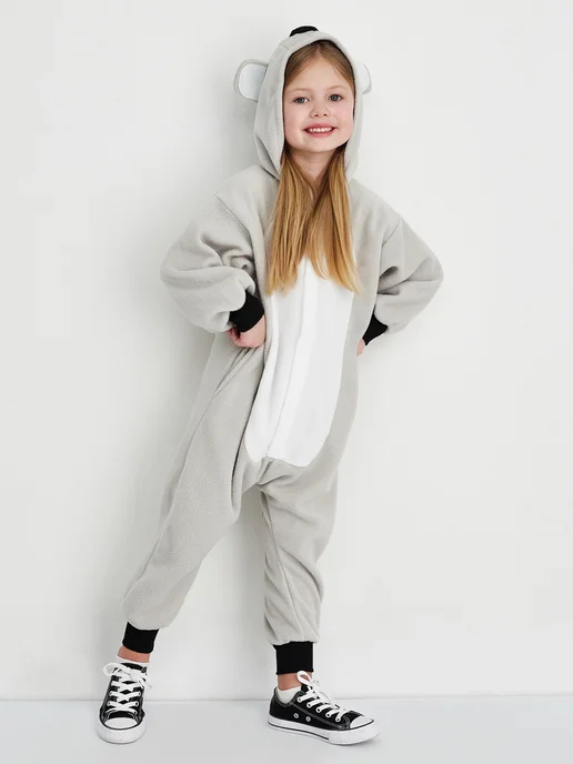 Кигуруми.ру Кигуруми детский Original костюм пижама Коала, белый, фото 2