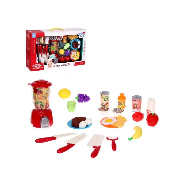 Игровой набор "Блендер" с продуктами, посудой