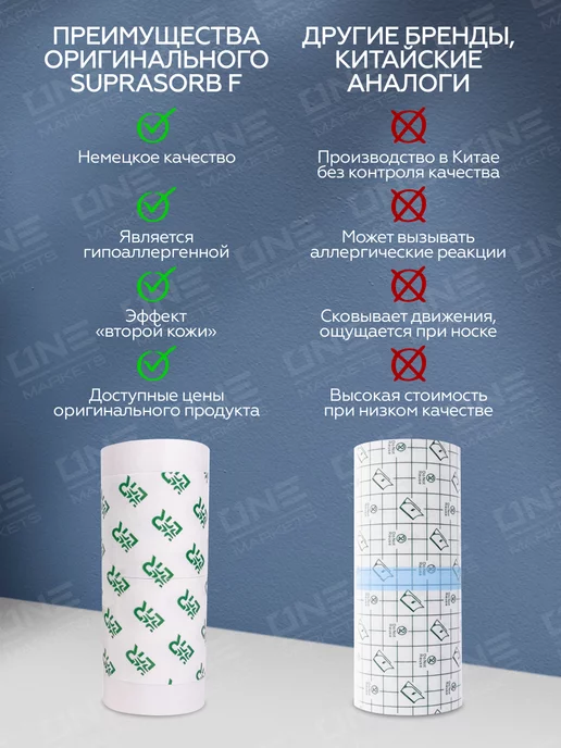 Lohmann & Rauscher Suprasorb F Пленка для заживления тату Супрасорб F 10см 10м, вариант, фото 2