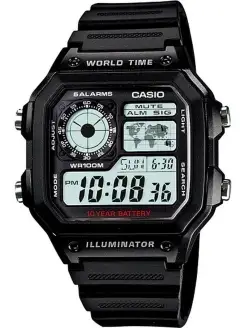 AE-1200WH-1A CASIO 26894382 купить за 3 850 ₽ в интернет-магазине Wildberries