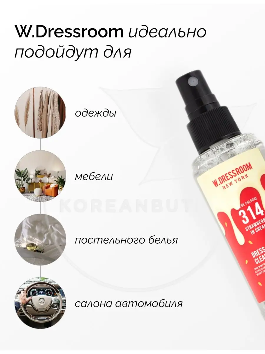 Парфюмерные спреи Корейские 70 ml W.Dressroom 26905072 купить за 413 ₽ в  интернет-магазине Wildberries