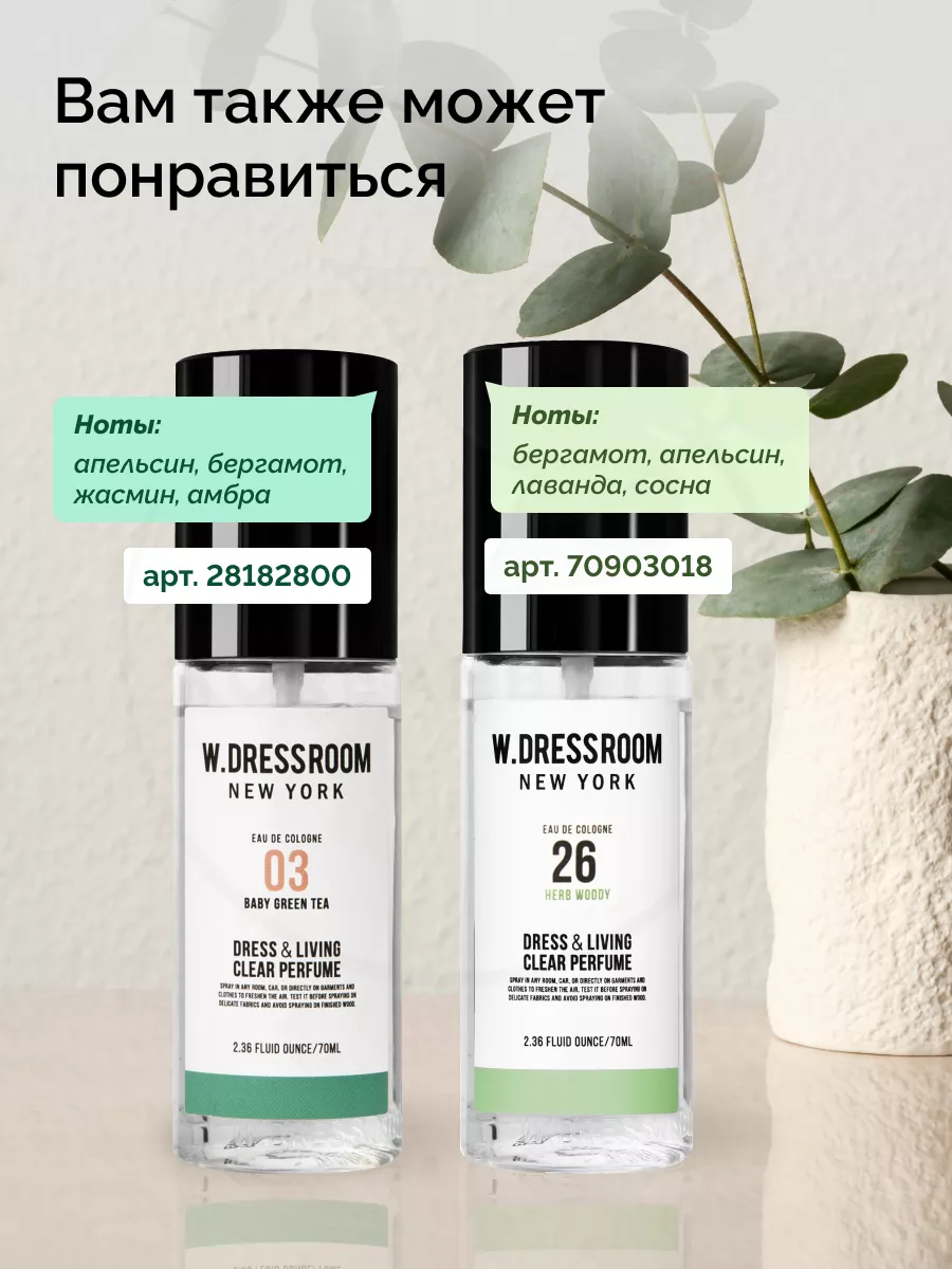 Парфюмерные спреи Корейские 70 ml W.Dressroom 26905452 купить за 528 ₽ в  интернет-магазине Wildberries