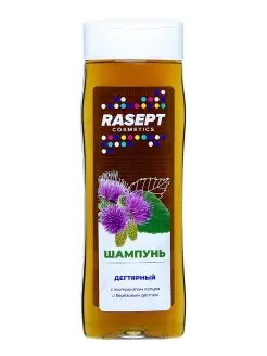 Шампунь дегтярный с экстрактом лопуха и берёзовым дёгтем RASEPT 26915455 купить за 276 ₽ в интернет-магазине Wildberries