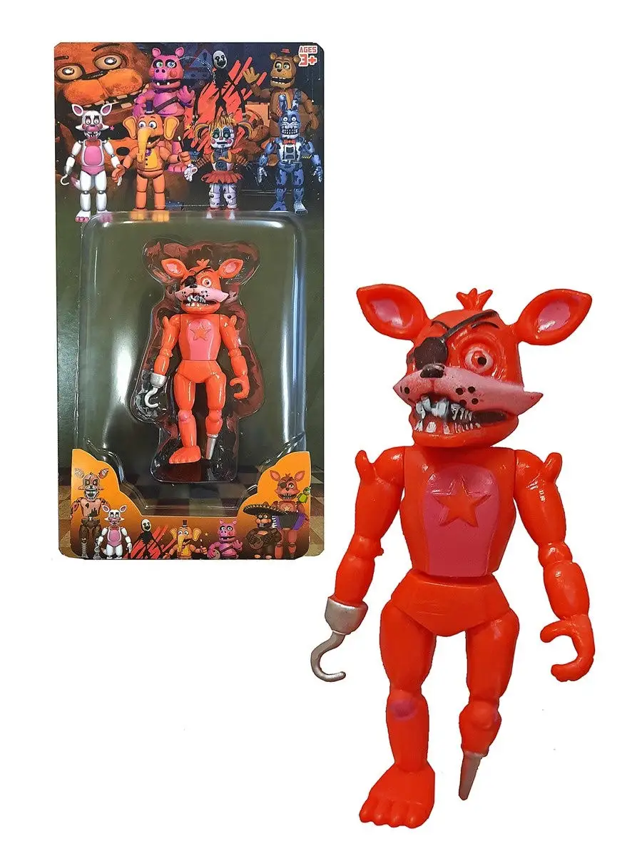 Подвижный аниматроник Пират Фокси/Foxy Pirate ФНАФ/FNAF Пять ночей с Фредди  в подарочном блистере Five Nights at Freddys 26942095 купить в  интернет-магазине Wildberries