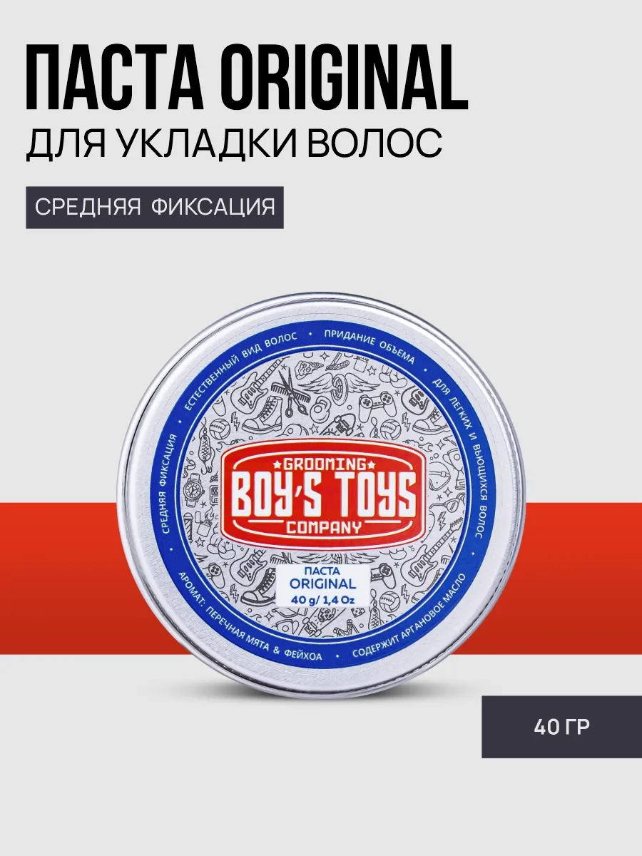 Паста Original средней фиксации с низким уровнем блеска 40 г