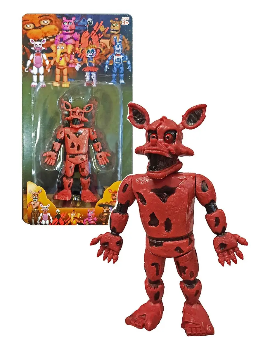 Аниматроник Фокси/Foxy ФНАФ/FNAF Five Nights at Freddys Action со светом в  подарочном блистере Five Nights at Freddys 26989975 купить в  интернет-магазине Wildberries