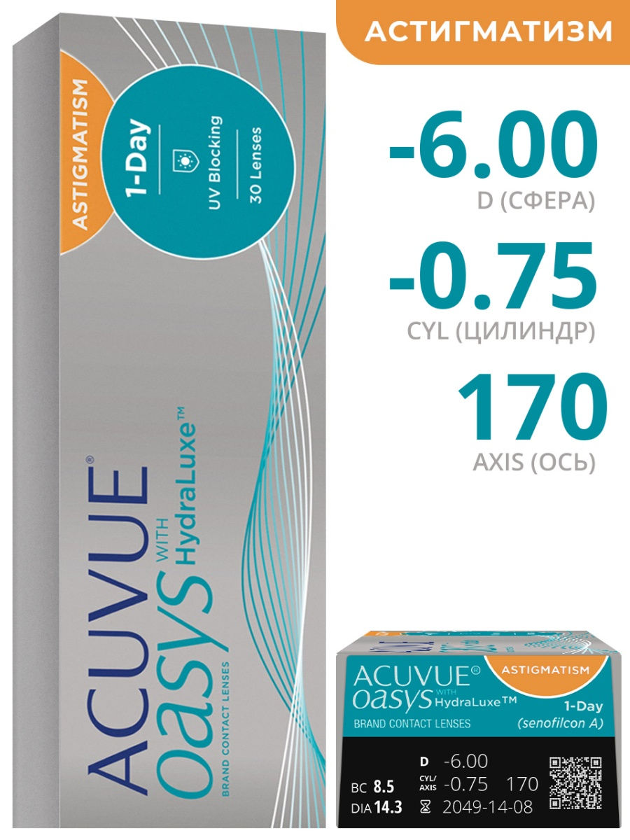 Acuvue oasys 0.75. Линзы Acuvue Oasys for Astigmatism. Контактные линзы Acuvue Oasys for Astigmatism 6 шт.