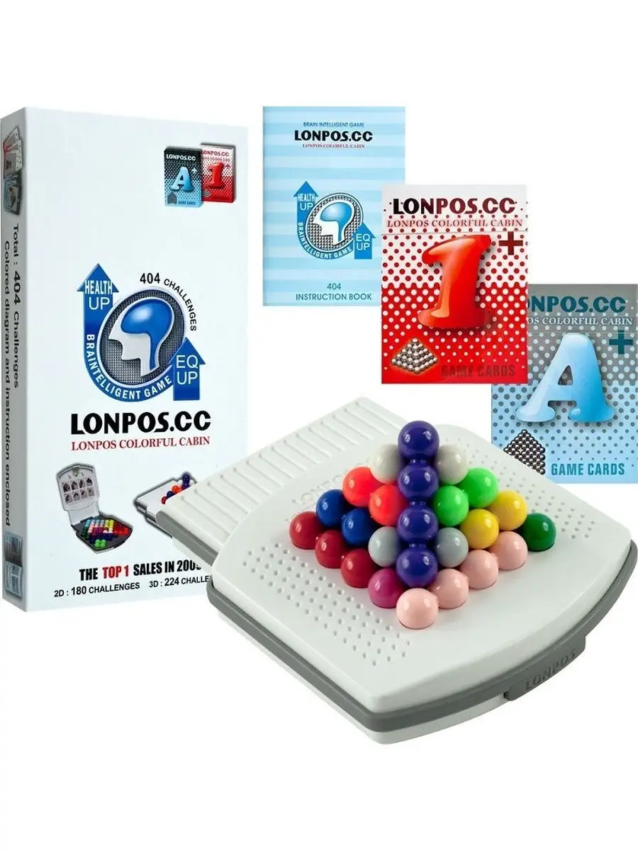 Логическая настольная игра лонпос lonpos 3d 404 A заданий Lonpos 27122799  купить в интернет-магазине Wildberries