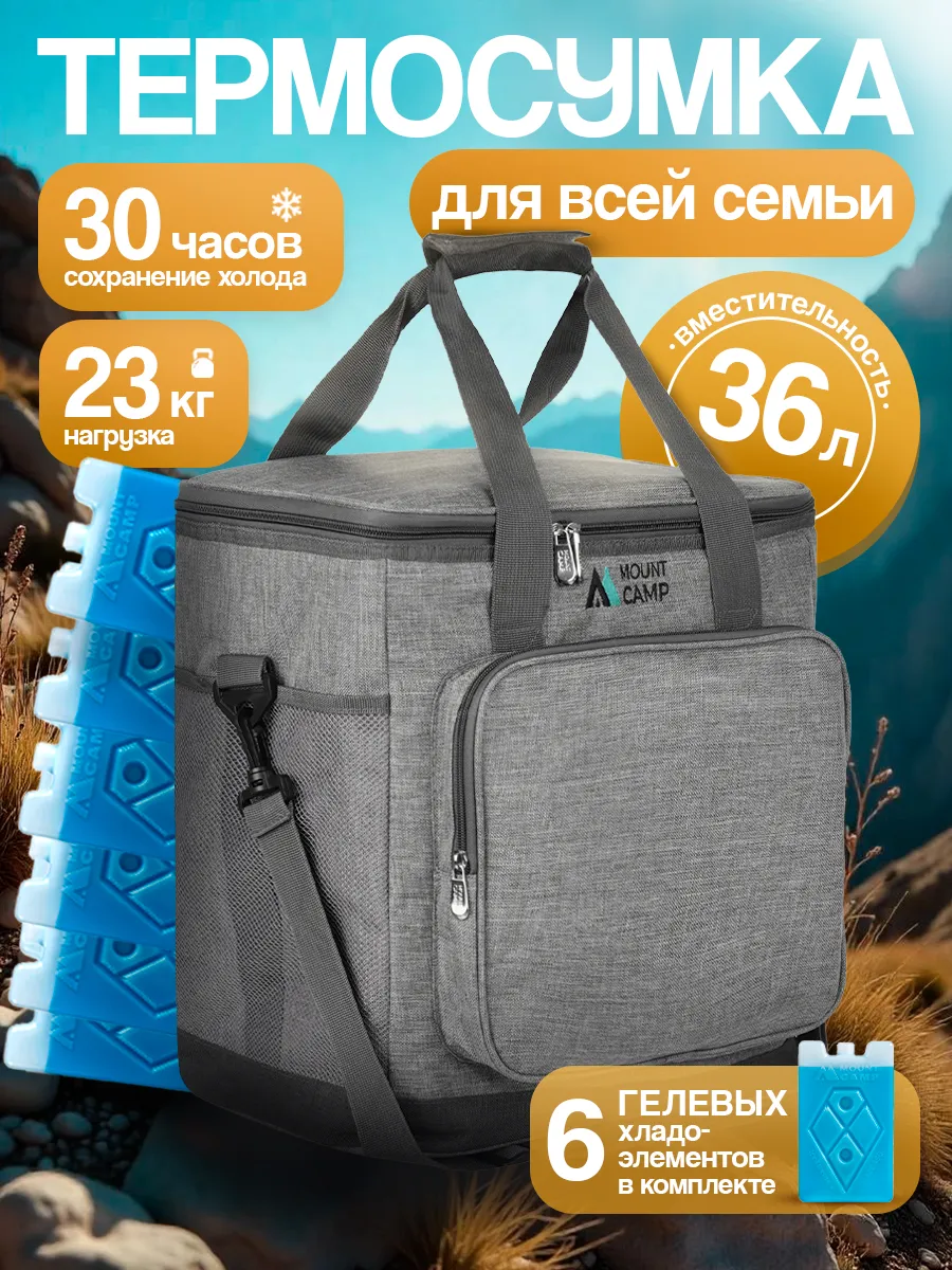 Термосумка холодильник для ланча и пикника 36 л