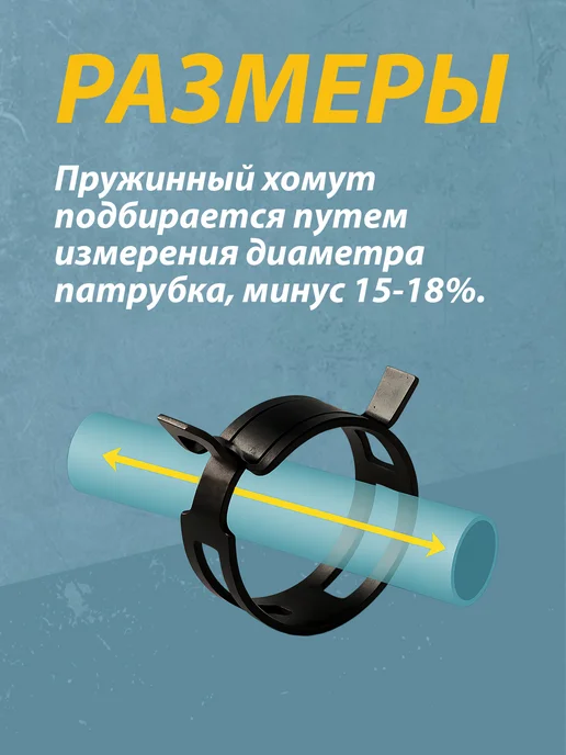 Mgf Mega Fix Хомут пружинный автомобильный 25 мм (10 шт.), 10 шт, фото 2