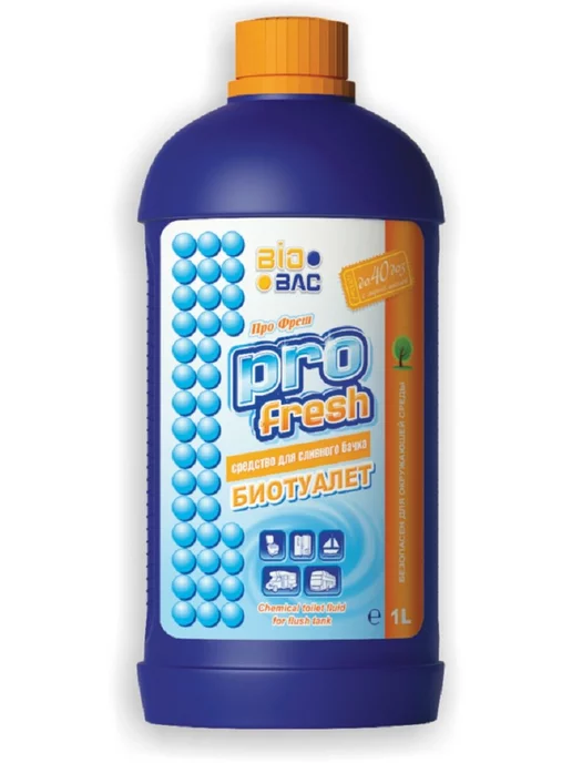 BIOBAC БИОБАК Жидкость для биотуалета для нижнего и верхнего бачка, 1 л, фото 3