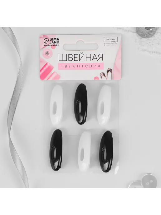 Сима-Ленд & Арт Узор Булавки безопасные, черный, фото 3