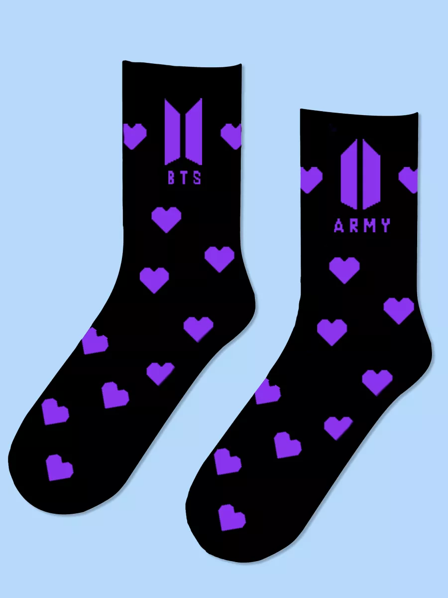 Носки BTS BT21 ARMY K-pop К-поп Арми БТС БТ21 Кпоп Geek On 27387727 купить  за 280 ₽ в интернет-магазине Wildberries