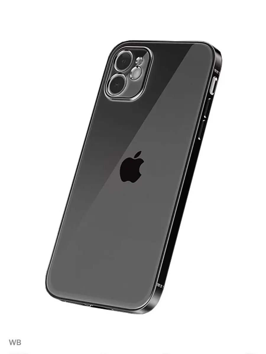 Прозрачный чехол с защитой камеры iPhone 11 в стиле Айфон 12 В СТИЛЕ 12  27431080 купить за 375 ₽ в интернет-магазине Wildberries