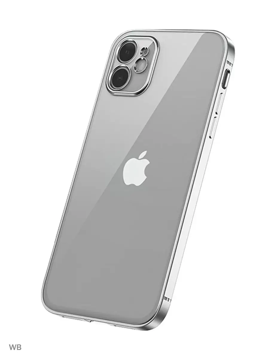 Прозрачный чехол с защитой камеры iPhone 11 в стиле Айфон 12 В СТИЛЕ 12  27431082 купить за 293 ₽ в интернет-магазине Wildberries