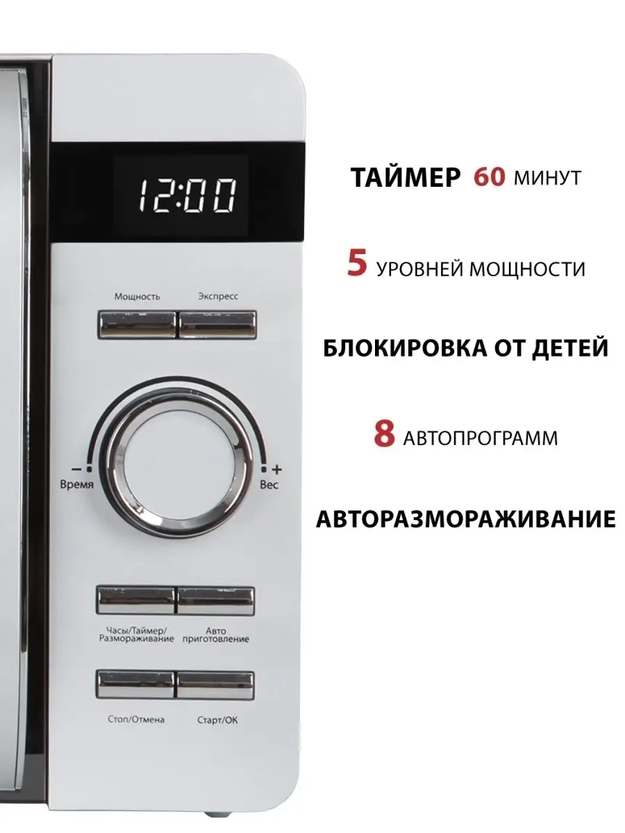 Микроволновая печь / СВЧ / Микроволновка 20 литров Pioneer 27440315 купить  в интернет-магазине Wildberries