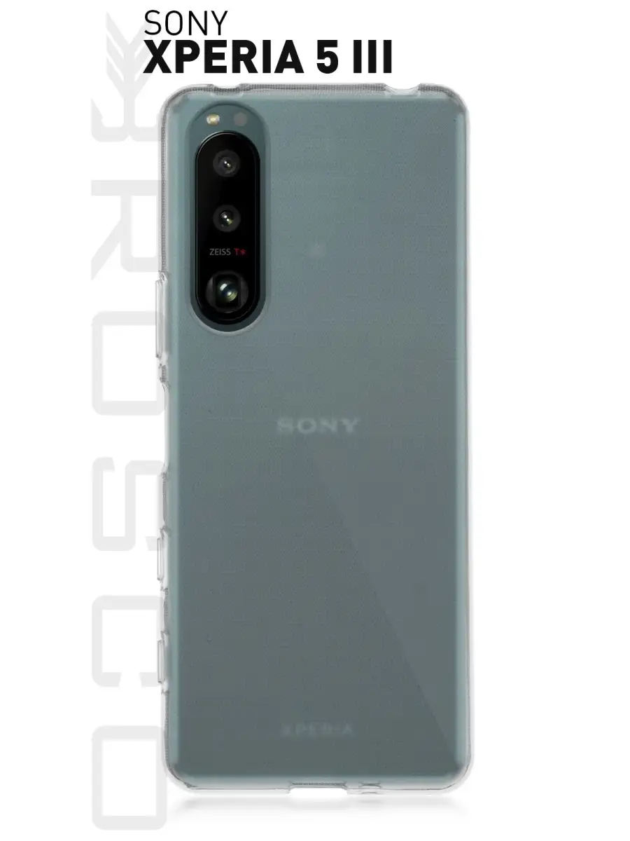 Силиконовый чехол для телефона накладка Sony Xperia 5 III (Сони Иксперия 5  III) прозрачный Rosco 27454319 купить в интернет-магазине Wildberries