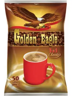 Кофе 3 в 1 "Golden Eagle Classic", 50 пакетиков Golden Eagle 27508370 купить за 516 ₽ в интернет-магазине Wildberries