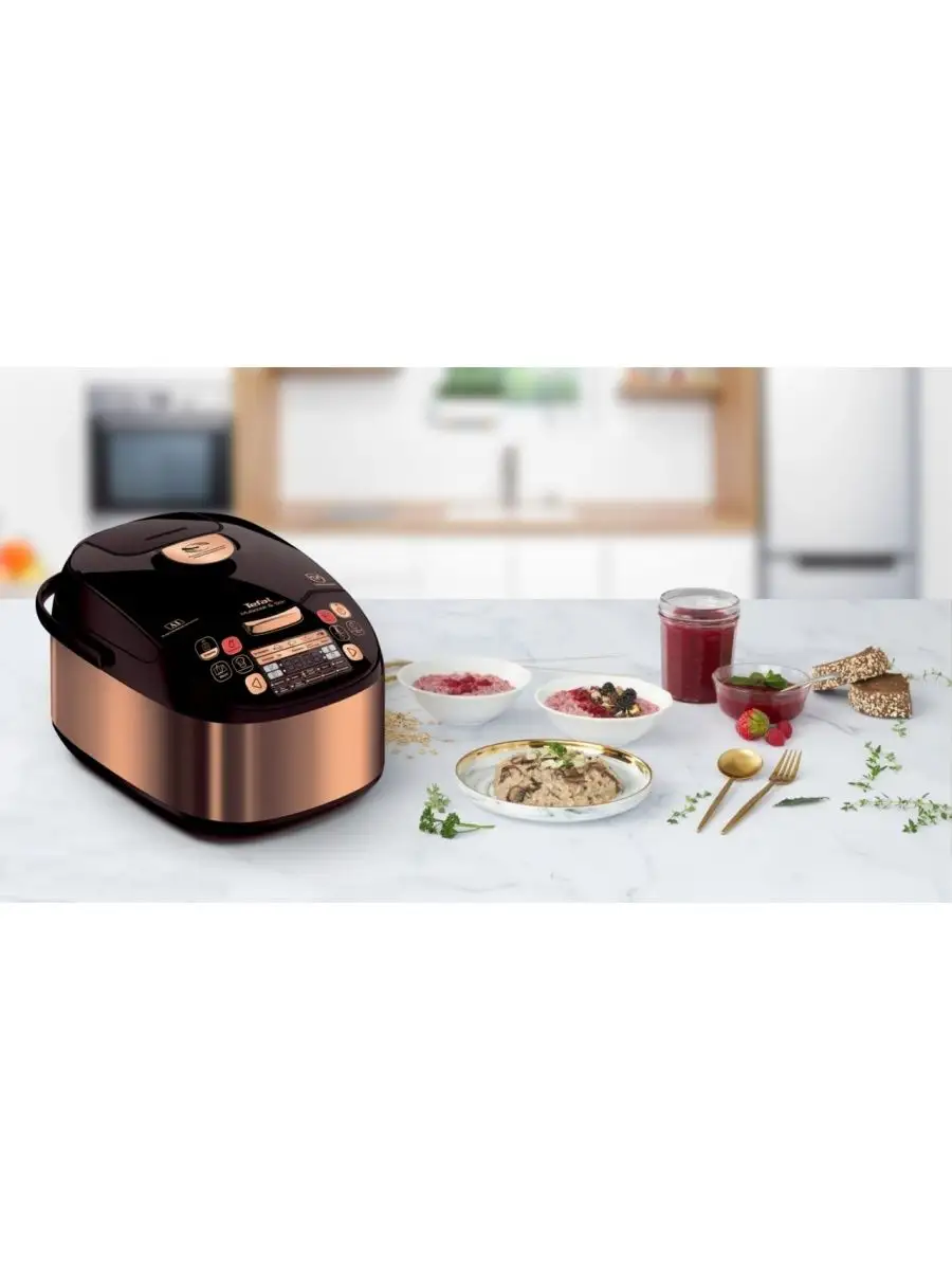 Мультиварка Multicook&Stir RK901F32 c авто перемешиванием Tefal 27547403  купить в интернет-магазине Wildberries