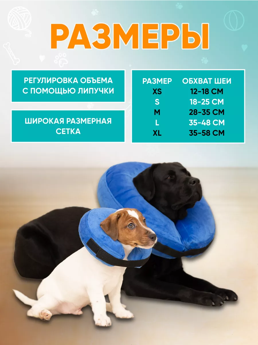 Воротник для кошек и собак медицинский Mr Dog 27551836 купить за 950 ₽ в  интернет-магазине Wildberries