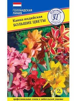 Канна индийская "БОЛЬШИЕ ЦВЕТЫ" (3 шт семян) Престиж Семена 27556893 купить за 138 ₽ в интернет-магазине Wildberries